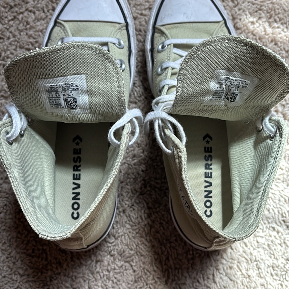 Green platform converse - Picture 5 of 7